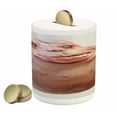 thumbnail image 1 of Humor Piggy Bank, Forever Alone Rage Comic Face Guy Funny Fat Ugly Troll Illustration, Ceramic Coin Bank Money Box for Cash Saving, 3.6" X 3.2", Peach, by Ambesonne, 1 of 4