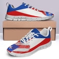 thumbnail image 4 of Puerto Rico Shoes Men Women Running Tennis Shoes Breathable Casual Puerto Rico Flag Sneakers White Size 7.5, 4 of 5