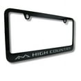 thumbnail image 2 of Chevrolet High Country Engraved Black Zinc License Plate Frame Official Licensed, 2 of 3