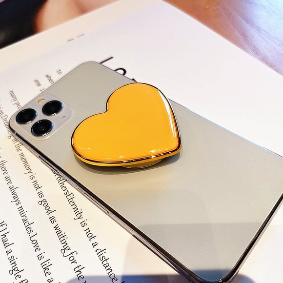 Cute Heart stents Adhesive type General Support the desktop scaling Cartoon For Apple vivo huawei Mobile phone stents