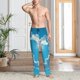 thumbnail image 2 of Balery Heart Shaped Cloud Pantalones de pijama para hombre, pijama ultraligero, pantalón de descanso-XX-Large, 2 of 6