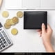 thumbnail image 5 of Leather Wallet for Men and Women - Flat Design with RFID Read Protection Function (Carbon Black), 5 of 5