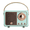 Blue, variant on Retro Bluetooth speaker, small wireless Bluetooth speaker, suitable for kitchen, desk, bedroom, office, outdoor gatherings, suitable for female teenagers