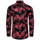 thumbnail image 1 of Camisa hawaiana de manga larga, camisa floral, camisas de moda para hombres, blusa de playa, blusas de flores, ropa para hombres, camisas con cuello vuelto, 1 of 6