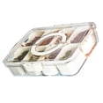 thumbnail image 3 of Fridge Food Divider Box Refrigerator Storage Organizer Bins With Multi Grids Food Storage Containers For Dumpling Vegetable Fruit Seasoning, 3 of 8