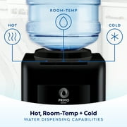 Primo Water® Top Loading Pro 3 Temp Water Dispenser, Black & Stainless Steel