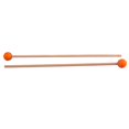 thumbnail image 4 of 1 Par de Mazos de Tambor, Baquetas, Cabeza de Goma para Percusión de Tambor Glockenspiel naranja Hugo 2pcs mazos de tambor de madera, 4 of 8