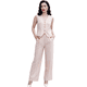 thumbnail image 1 of Conjunto 2 Piezas a Rayas, Chaleco Estilizado y Pantalón Wide-Leg, Frescura y Elegancia Casual para Mujer, 1 of 5