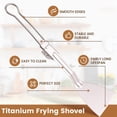thumbnail image 4 of Camping Tableware Titanium Spatula Folding Save Space Well Picnic Cooking Equipment for Camp Kitchen Outdoor Cooking, 4 of 7