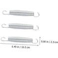 thumbnail image 2 of WIFKLSIIPG 10PCS Trampoline Spring Sprung Compressed Spring Wire Trampoline Replacement Part Outdoor Mattress(Silver), 2 of 8