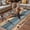 Brown Blue, variant on Texas Star Farmhouse Outdoor Rug for Patio/Deck/Porch, Non-Slip Large Area Rug 3 x 5 Ft, Rustic Red Plaid Berry Wooden Indoor Outdoor Rugs Washable Area Rugs, Reversible Camping Rug Carpet Runner