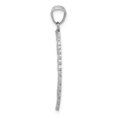 thumbnail image 5 of 14k White Gold Polished & Textured Angel Wing Pendant, 5 of 5