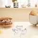 thumbnail image 3 of 6 cortadores de galletas de acero inoxidable con forma de gato., 3 of 6