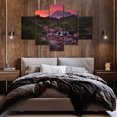 thumbnail image 3 of TISHIRON 5PCS Framed Canvas Wall Art Set,60"x40" Mount Rainier National Park Canvas Art Decor, 3 of 7