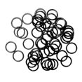 thumbnail image 2 of Ajustador de correa de sujetador negro de 200 piezas, s en O de 15 mm, 8 para manualidades de costura de lencería Macarena O Anillos Sujetador STRUP AJUSTADOR, 2 of 8