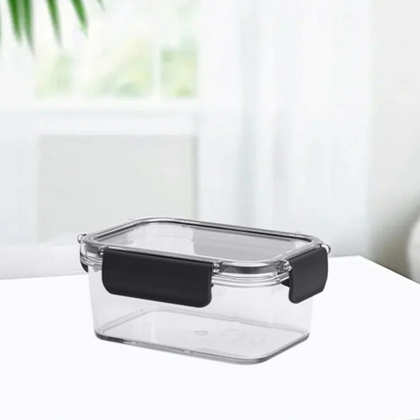 Contenedor para refrigerador con dispensador de queso | Organizador de plástico blanco con tapa abatible para jengibre, ajo y especias | Sellado hermético de grado alimenticio | Soporte compact