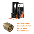 thumbnail image 2 of 2X RE7141F Propane Forklift Connector Adapter Valve with Gasket - Brass Female Connector, 2 of 6