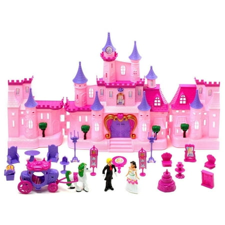 Royal Toy Castle Princess Witchery Playset Doll House Childrens Doll House Castle, Lights Up with