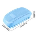 thumbnail image 2 of Harlier Dog Grooming Bath Brush, Pet Rubber Brush For Shower Scrubbing & Soothing Massage, Ideal for Long & Short Haired Dogs and Cats, Essential Puppy Grooming Accessories, Long Pins, 2 of 8