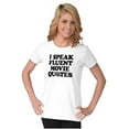 thumbnail image 3 of Speak Fluent Movie Quotes Classic Men's Graphic T Shirt Tees Brisco Brands L, 3 of 4