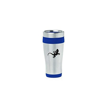 

Blue 16oz Insulated Stainless Steel Travel Mug Z1867 Gecko MIP