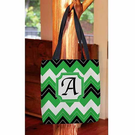 - Chevron Monogram Tote Bag