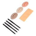 thumbnail image 4 of Kit completo de piel para práctica de tatuajes semipermanentes, delineador desechable de silicona, sombreador y herramientas de microblading., 4 of 14