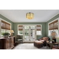 thumbnail image 2 of Elegant Lighting Sydney 26" 8 Light Royal Crystal Flush Mount, 2 of 9