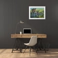 thumbnail image 3 of Fitzharris, Tim 32x25 White Modern Wood Framed Museum Art Print Titled - Leopard-Kenya, 3 of 4