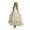Beige, variant on ZHOGXU Kids Toddler Girls Solid Color Party Dress Short Sleeve Irregular Hemline Princess Dress Evening Dress Classic Boho Beach Vacation Party Sundress