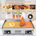 thumbnail image 7 of EastVita 29 Inch Stainless Steel Electric Griddle 3000W Non-Stick Commercial Flat Top Grill Temperature Adjustable for Indoor Outdoor, 7 of 7