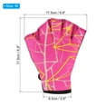 thumbnail image 2 of Uxcell Webbed Swimming Aquatic Gloves Printing Water Resistance Training Gloves Rose Red 2Pairs, M, 2 of 6