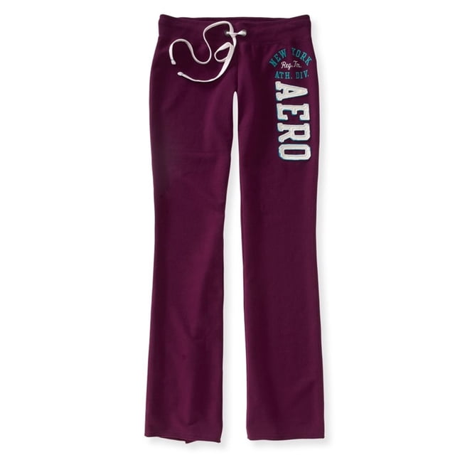 Pantalones de chándal deportivos y ajustados Aeropostale para mujer morado extra pequeño