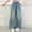 Sky Blue, variant on Girls Baggy Jeans Denim Elastic Wasit Wide Leg Pants Trousers Baggy Jeans for Girls 7-8 Years Cute Girl Clothing
