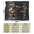 thumbnail image 3 of The Twilight Saga Blankets Ultra Soft Flannel Blanket All Season Fuzzy Blanket Fluffy Cozy Blanket For Couch Bed Sofa 40"X30", 3 of 9
