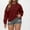 Wine, variant on Hvot&aat Women's Crewneck Sweatshirts Long Sleeve Casual Loose Fit Pullover Solid Color Tshirt Tops 2025 Fall Trendy Clothes