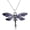 Purple, variant on Stained Glass Dragonfly Necklace