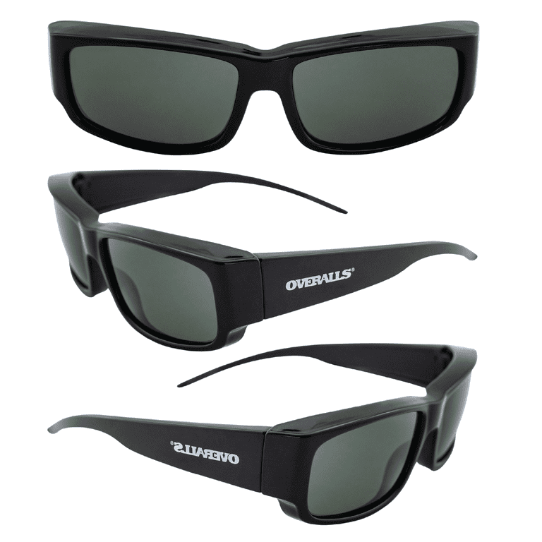 Overalls OA5 Wearover Sunglasses Black/Grey Lenses Polarized 
