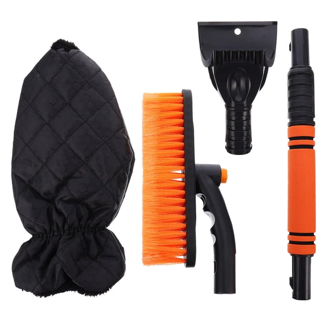FONDOTIN Truck Snow Brush Adjustable Multi-purpose Ice Scraping Tool 1 Set
