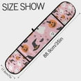 thumbnail image 3 of Yayeee Double Oven Mitt Kitchen Heat Resistant Baking 35" x7" Quilted Glove, Pink Halloween Ghosts, 3 of 6