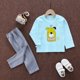thumbnail image 1 of Conjunto de ropa interior larga de algodón puro para niños y niñas, suéter, pijama, Otoño, novedad de 2023, 1 of 4