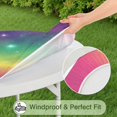 thumbnail image 5 of Colorful Tie Dye Nebula Pattern Round Fitted Tablecloth with Elastic Edge,Dining Table Cover Waterproof,Outdoor Round Tablecloth for Camping,Dining,Indoor and Outdoor, 5 of 7