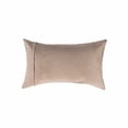 thumbnail image 2 of Light Brown Natural Cowhide Lumbar Pillow, 2 of 3