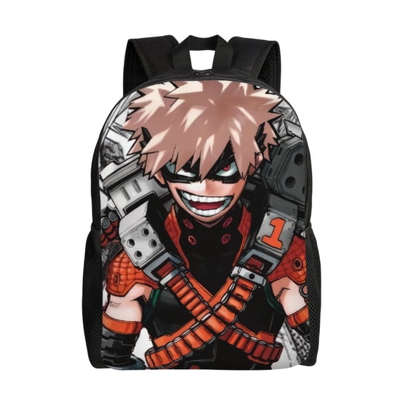 My Hero Academia Backpack, Anime Travel Laptop Backpack, Casual Daypack For College School, Back To School Gift For Men & Women,Unisex Computer Bag Fits 16 Inch Notebook