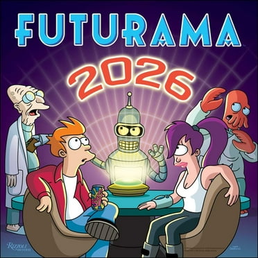 Futurama 2026 Wall Calendar, (Paperback)