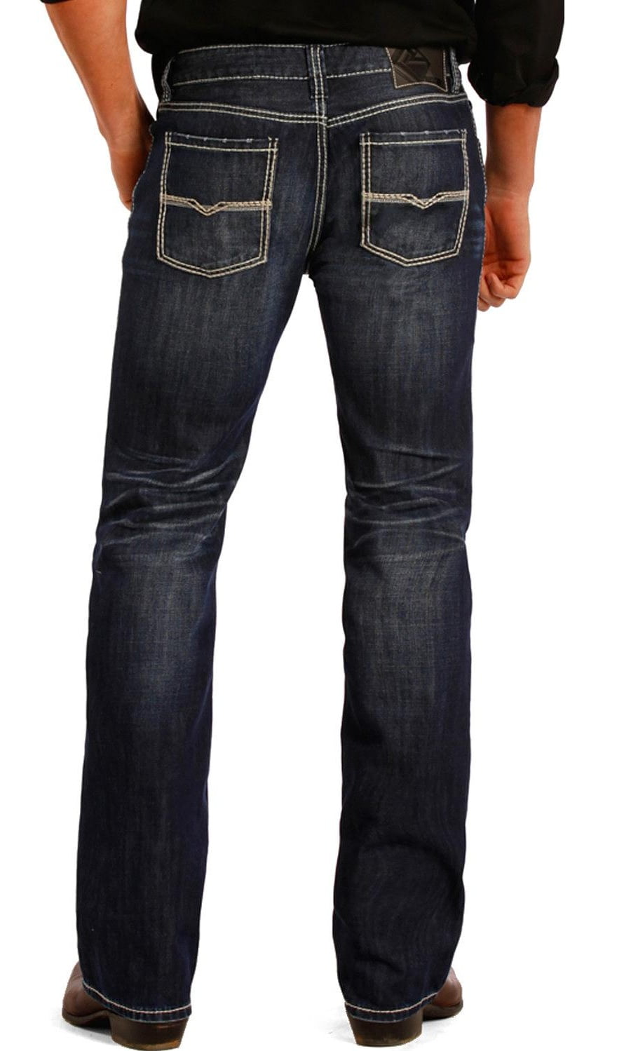 mens rock and roll cowboy jeans