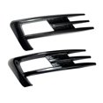 thumbnail image 3 of 2 uds., cubierta de luz antiniebla, accesorios de modificación frontal, reemplazo de estilo de coche, embellecedor de rejilla de parachoques para Negro Baoblaze Cubierta embellecedora de faros antiniebla, 3 of 6