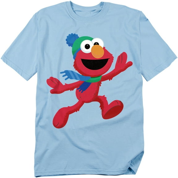 Sesame Street T-Shirt Furry Friends Forever! Elmo'S Winter Run Unisex Graphic Tee for Men & Women