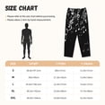 thumbnail image 4 of Lsque Falling Musical Print Women's Pajama Pants, Lounge Pant - Comfortable Home Wear,Elastic Waistband, Stylish Design-Large, 4 of 9