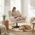 thumbnail image 2 of Silla FurnitureR Sillón Individual Moderna Beige, 2 of 8